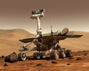 La robot de la NASA Opportunity.