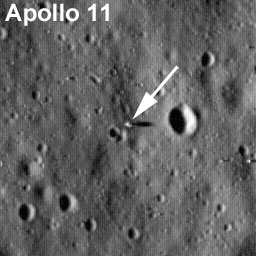 Apollo 11 vu par LRO
