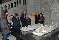 Tombeaux dans la Basilique de Saint Denis.