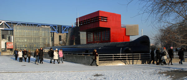 Sousmarin Argonaute, à la Cité des Sciences et de l'Industrie de Paris.