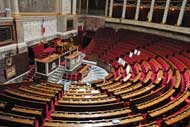 L'hémicycle.