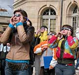 observation de l'eclipse du 29 mars 2006