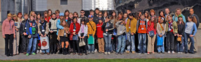 Groupe en provenance d'Ukraine, mars 2007.
