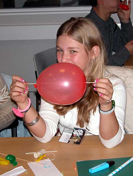 Ballon percé