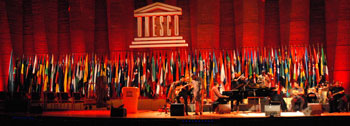 Grande salle de l'UNESCO.