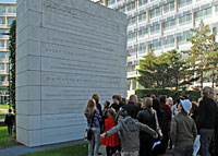 Square de la Tolérance à l'UNESCO.