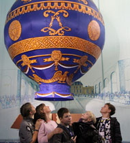 Les ballons, au Musée de l'Air et de l'Espace du Bourget.